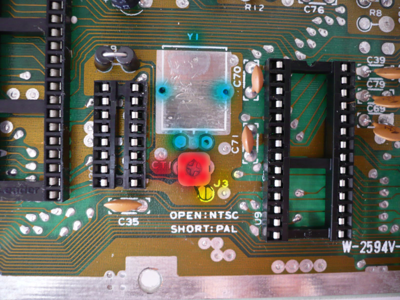 C64 NTSC a PAL 1